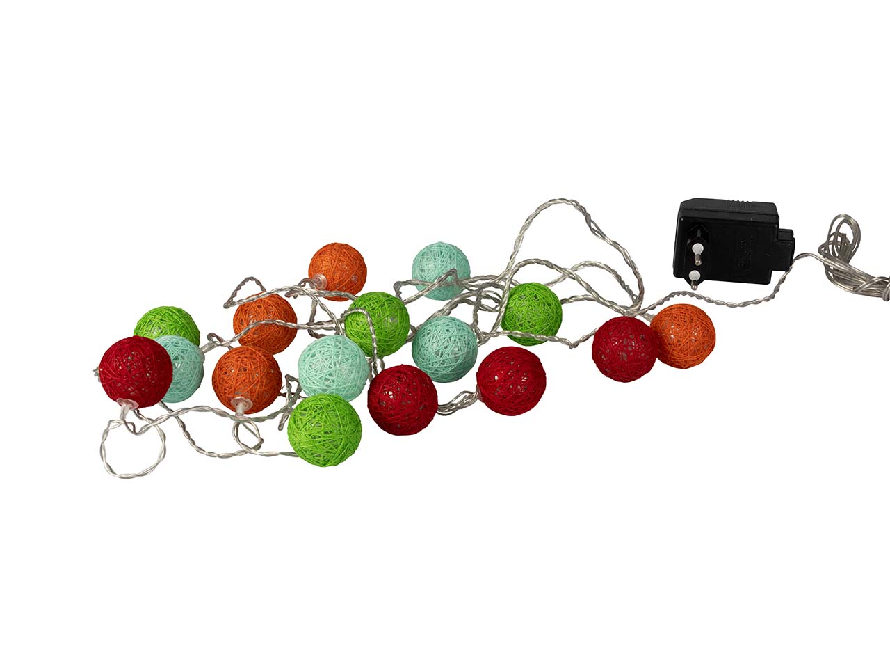 Konstsmide LED-Lichterkette "Baumwollkugeln" 16 Dioden warmweiß, bunt