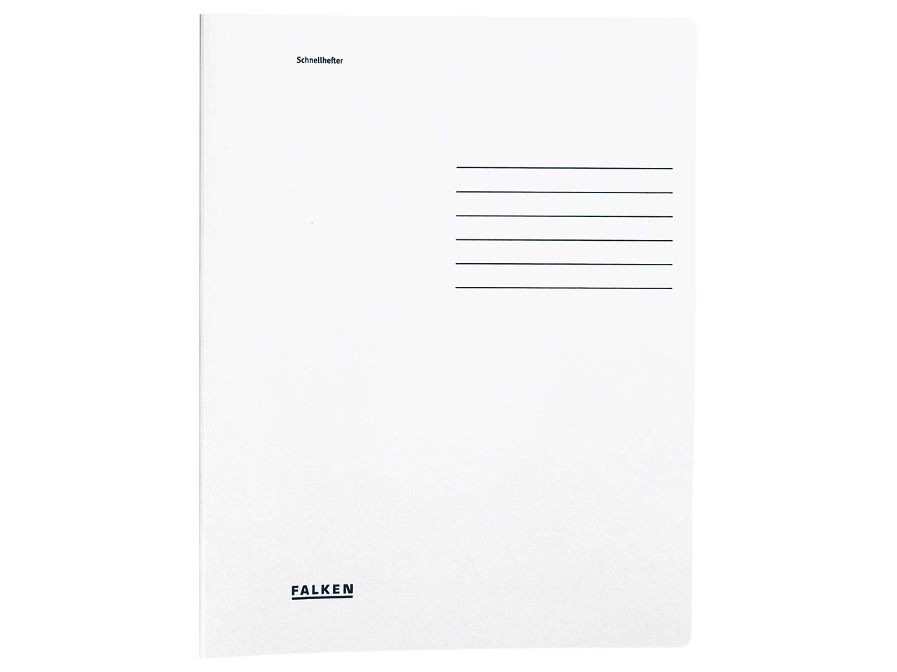 Falken Schnellhefter DIN A4 aus Recyclingkarton 240 g/m², weiß