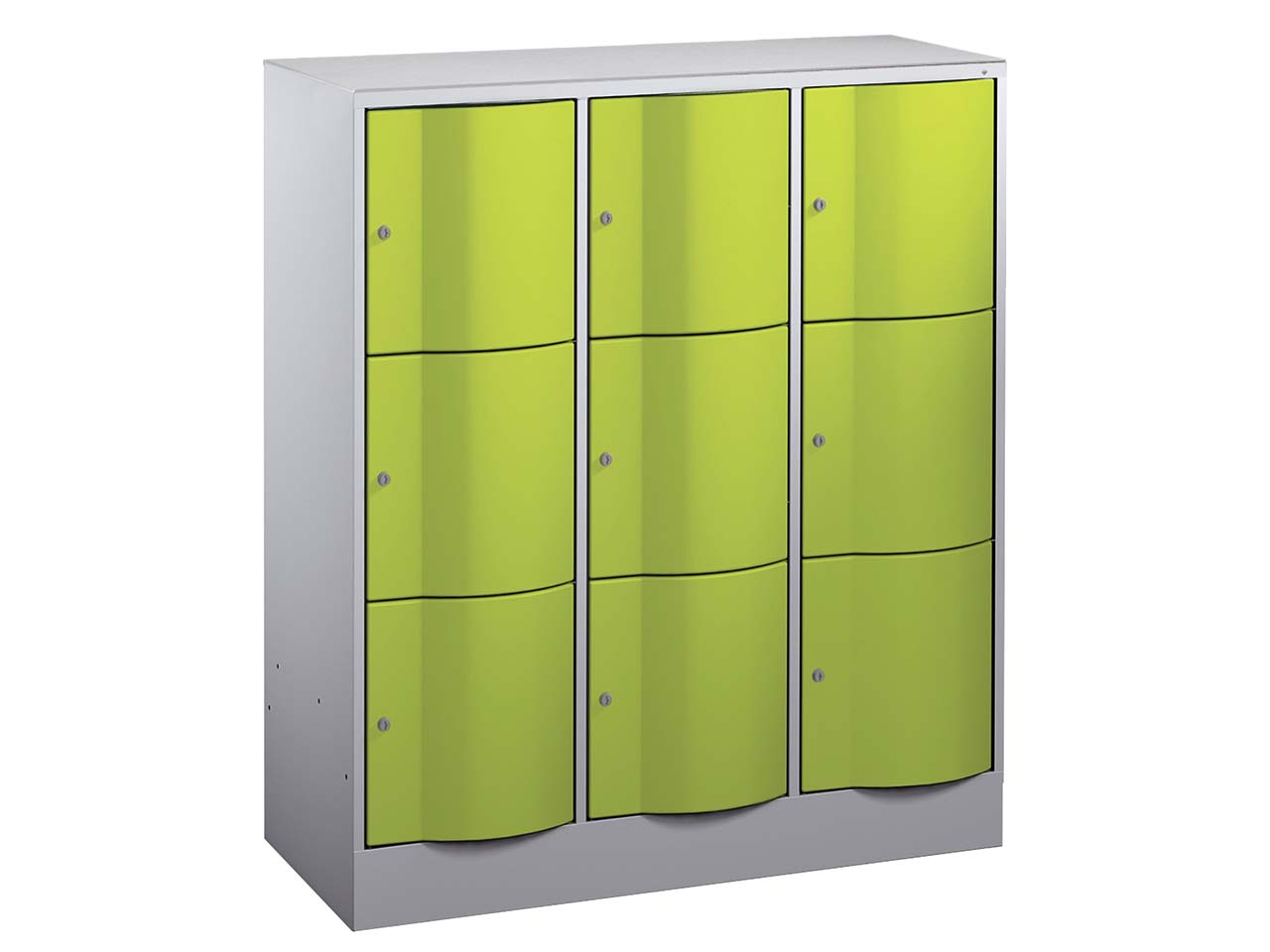 Schließfachschrank 3 Türme an/rt 3er