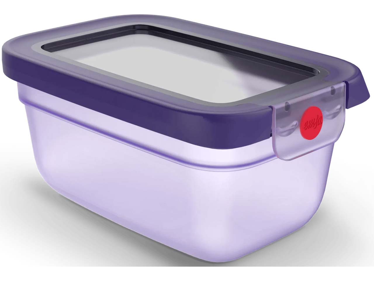 EMSA Frischhaltedose "oneClick" aus Kunststoff, 0,75 l, violett