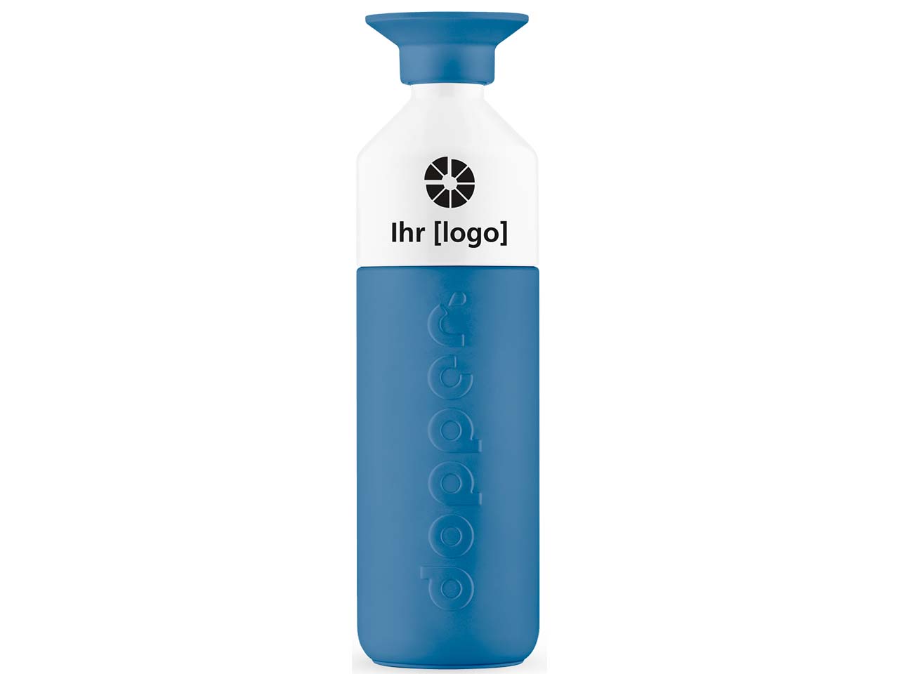 Dopper Trinkflasche "Steel" 800 ml inkl. 1-farbigem Aufdruck, dusk blue
