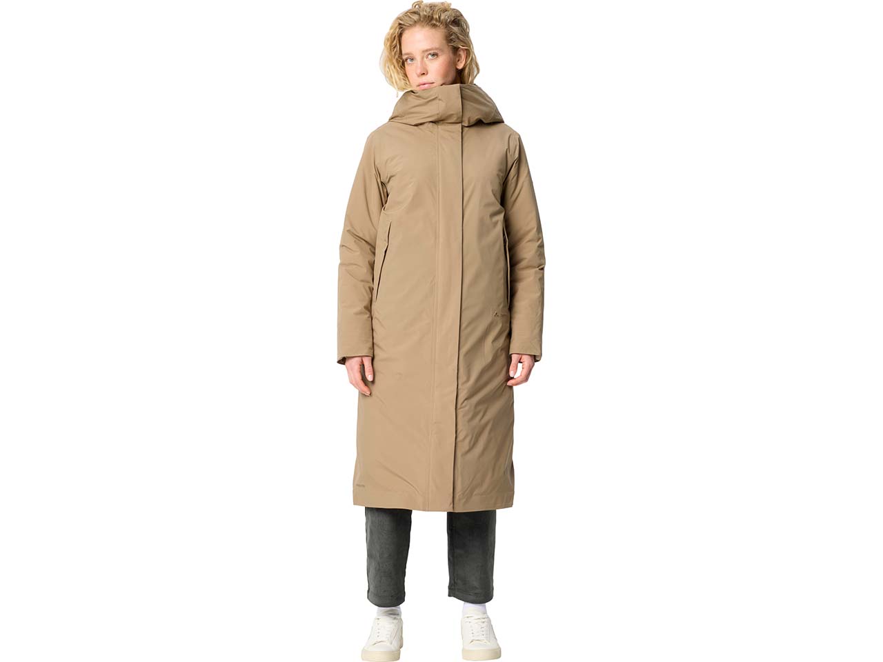 VAUDE Damen-Mantel "Coreway" mit 2-Wege-Front-Reißverschluss, oat, Gr. 36