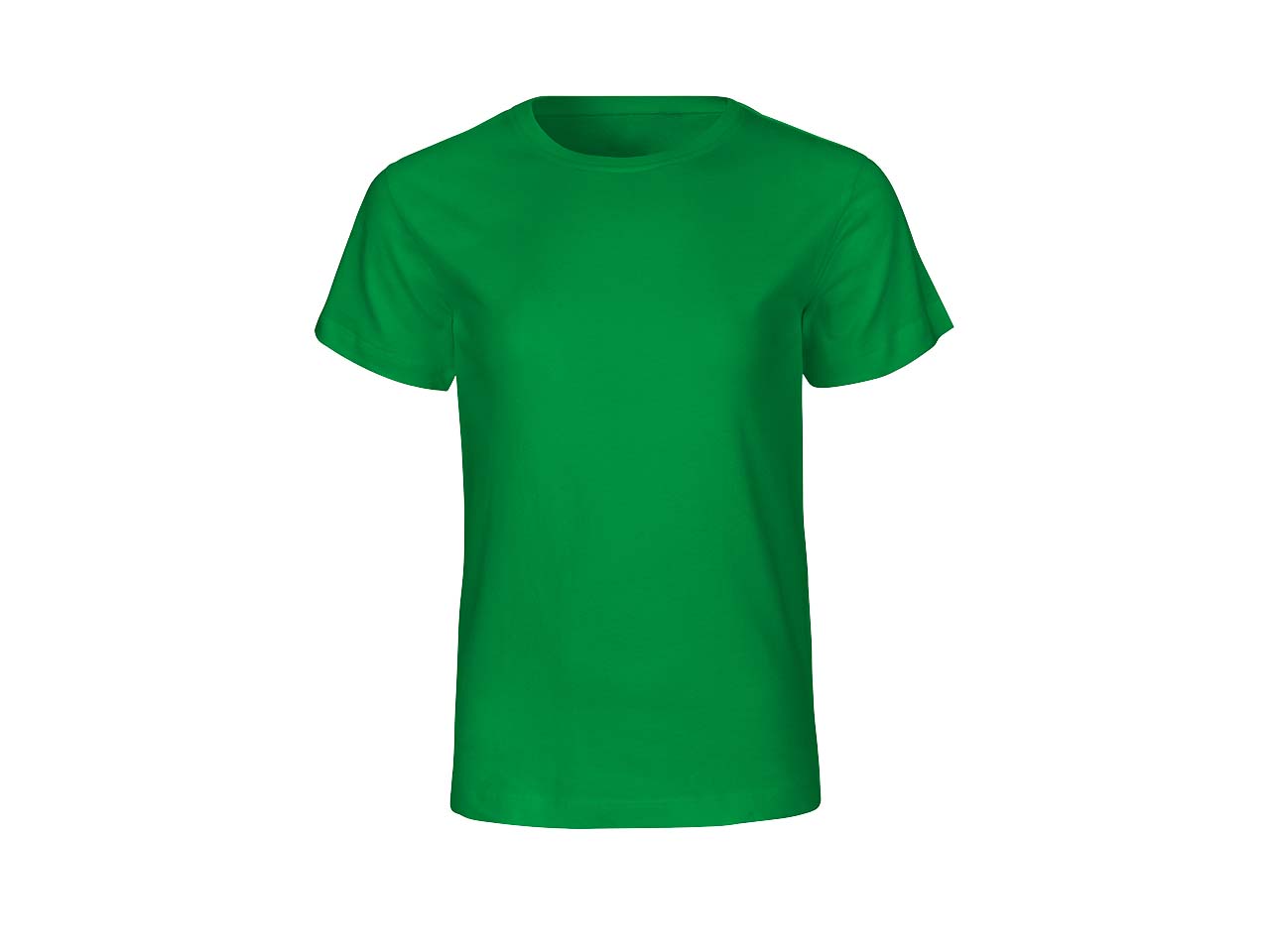 Neutral Bio-Kinder T-Shirt mit Rundhalsausschnitt grün, Gr. 128/134