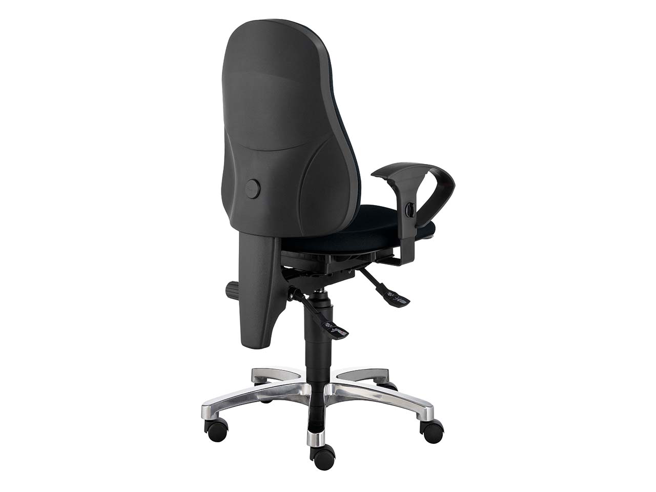 Topstar Bürodrehstuhl "Sitness 10" mit Armlehnen schwarz, B-Ware, Zustand gut