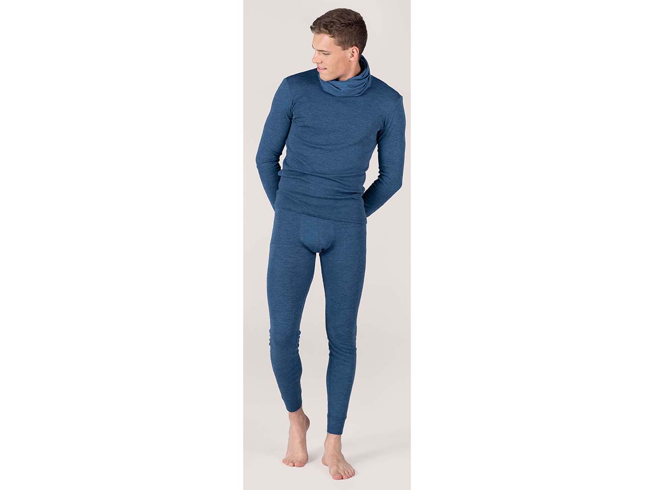 Living Crafts Bio-Herren-Unterhose "LINUS" lang, mid blue, Gr. XL