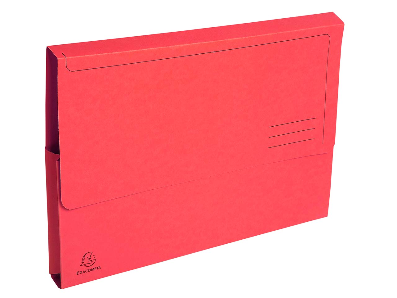 10 Exacompta Aktenmappen "Forever", 290 g/m², 24x32 cm für DIN A4, rot