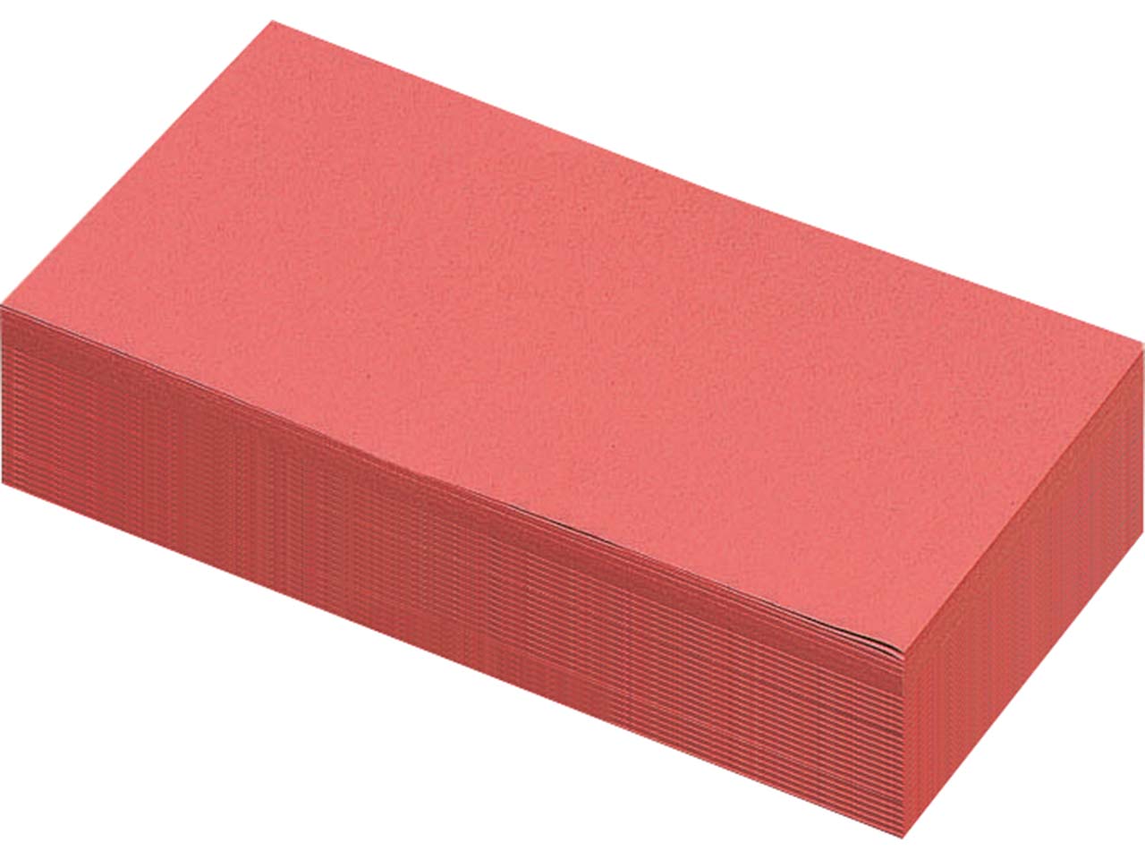 250 Blatt Moderationspapier Rechteck 10x20 rot