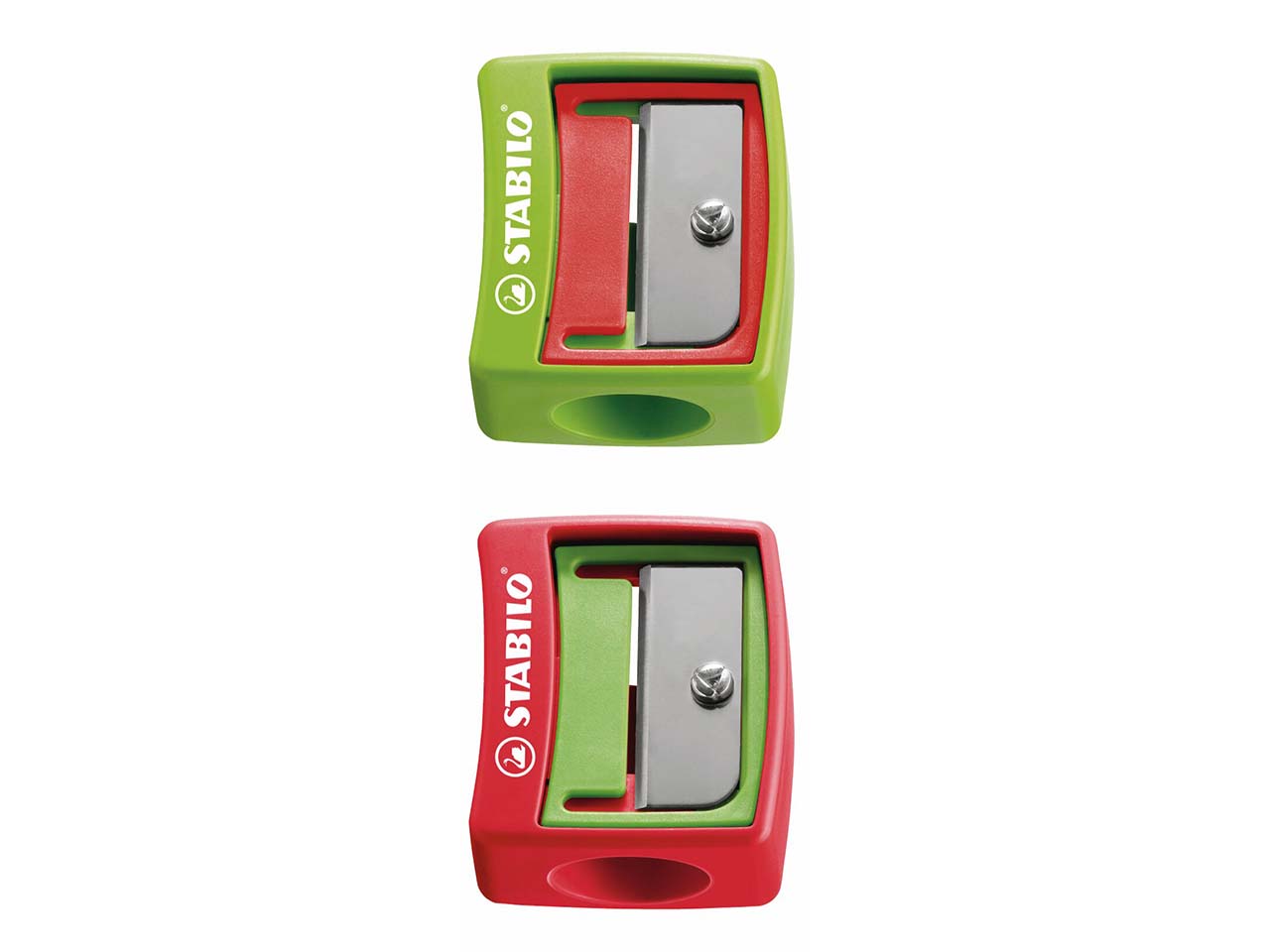 STABILO Spitzer "Woody 3 in 1" für extradicke Stifte, zufällige Farbe