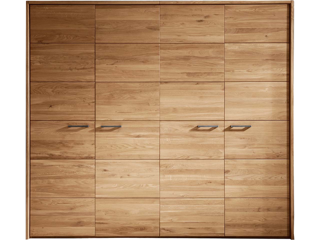 Kleiderschrank "Bolle" 4-türig, Wildeiche