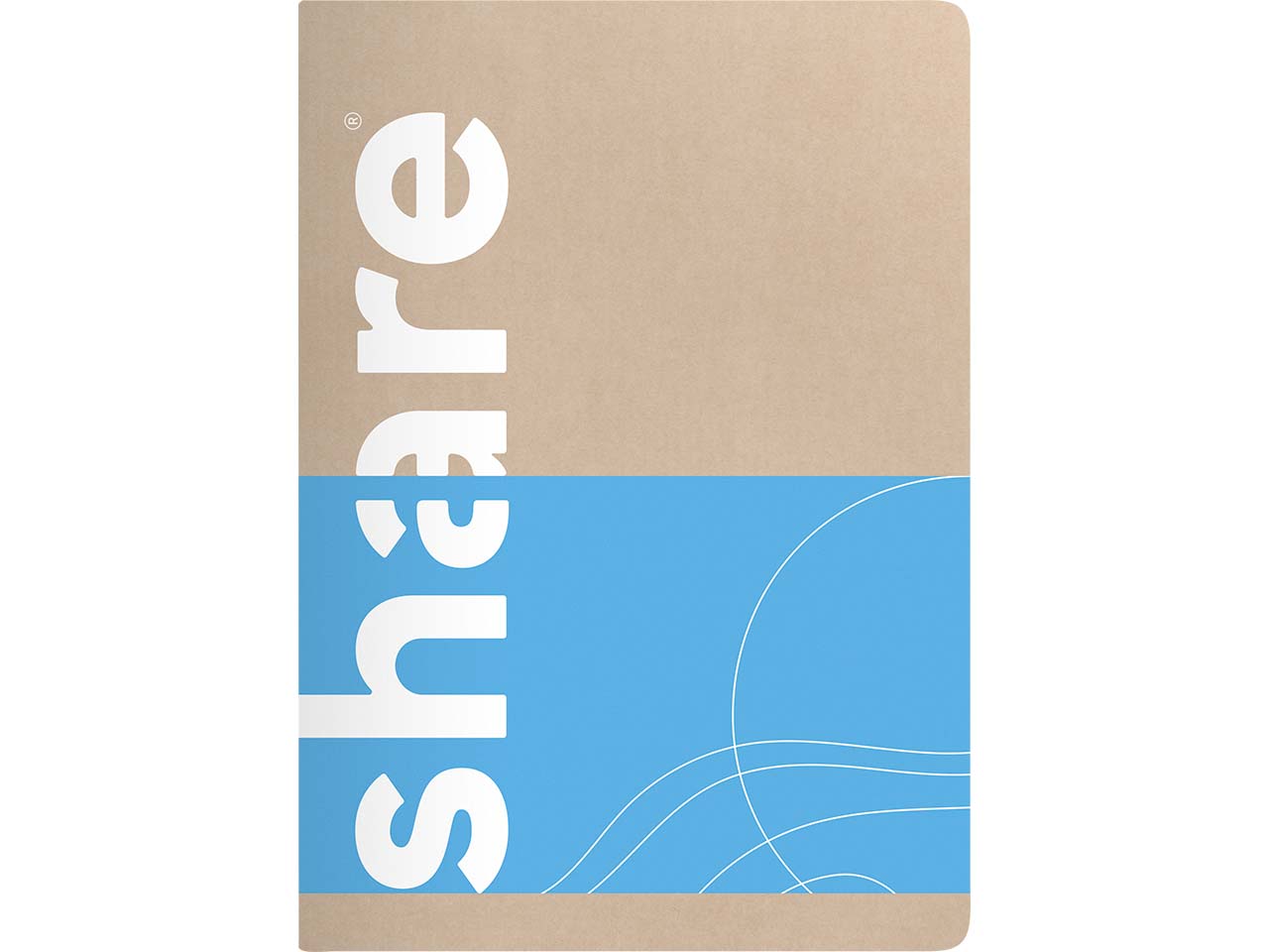 share Notizheft DIN A6 kariert, pastellblau