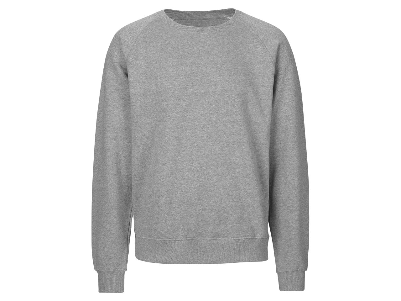 Neutral Bio-Unisex-Sweatshirt grau, Gr. L