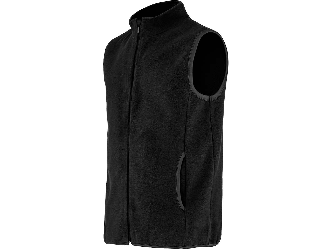 Neutral Unisex Fleeceweste aus recyceltem PE, schwarz, Gr. 3XL - bedruckbar