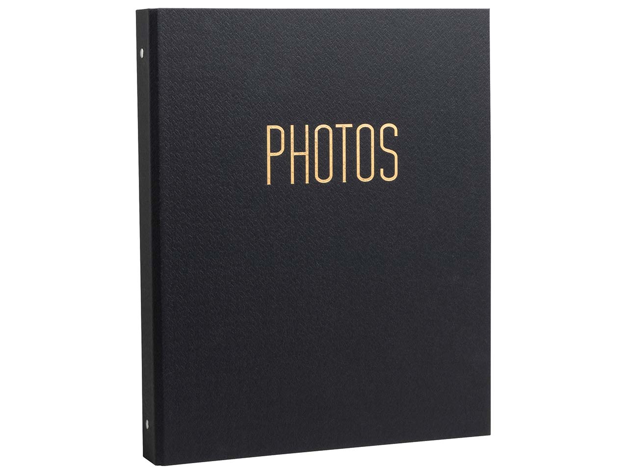 Exacompta Fotoalbum "Office By Me" mit Ringmechanik, 32x26x4 cm, schwarz