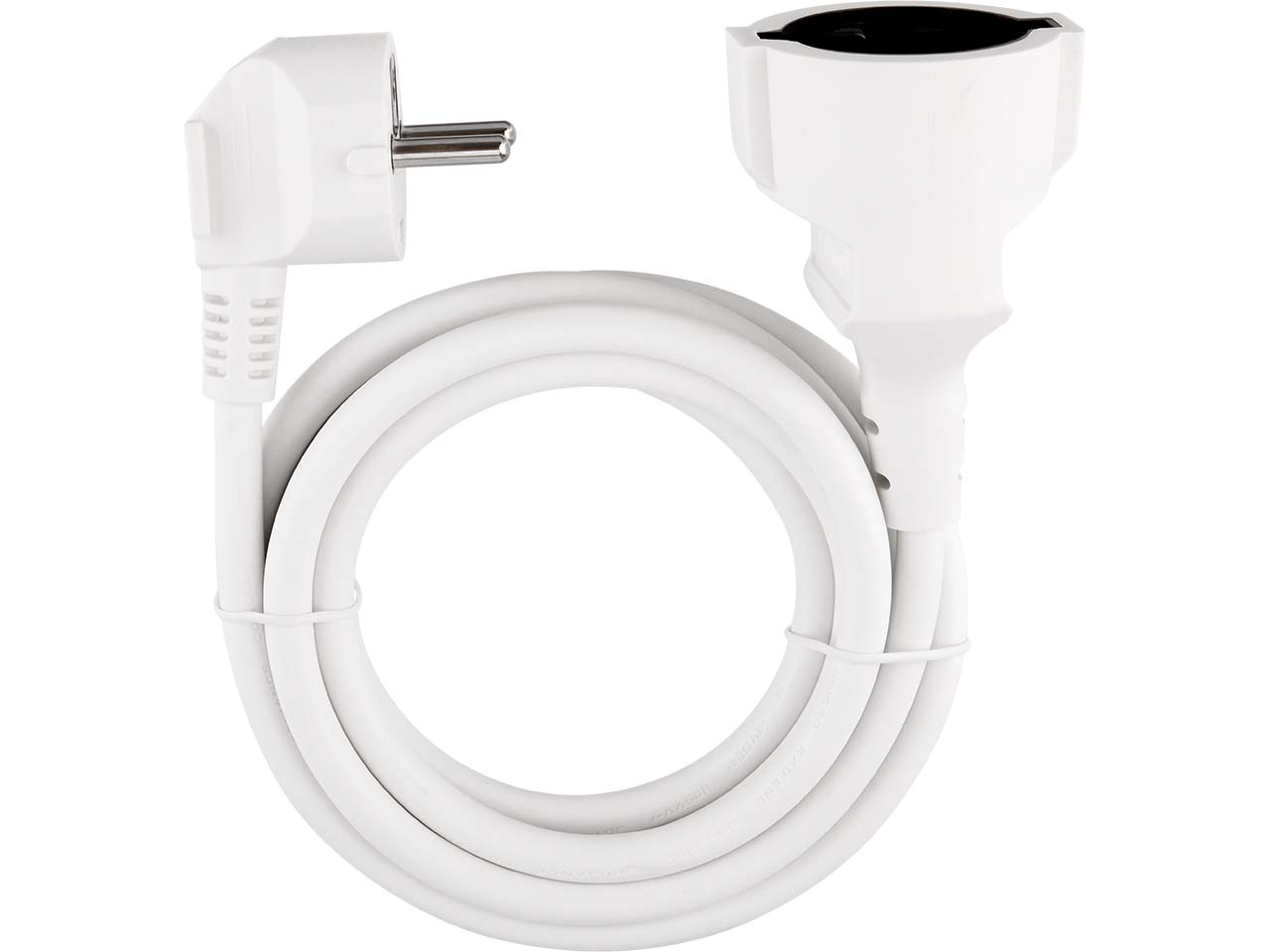 REV Schutzkontakt-Verlängerung H05VV-F 3G1,5², 2 m, weiß