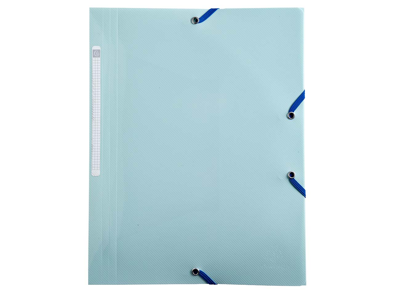 24 Exacompta Sammelmappen "BeeBlue", DIN A4, Gummizug, 3 Klappen, sortiert
