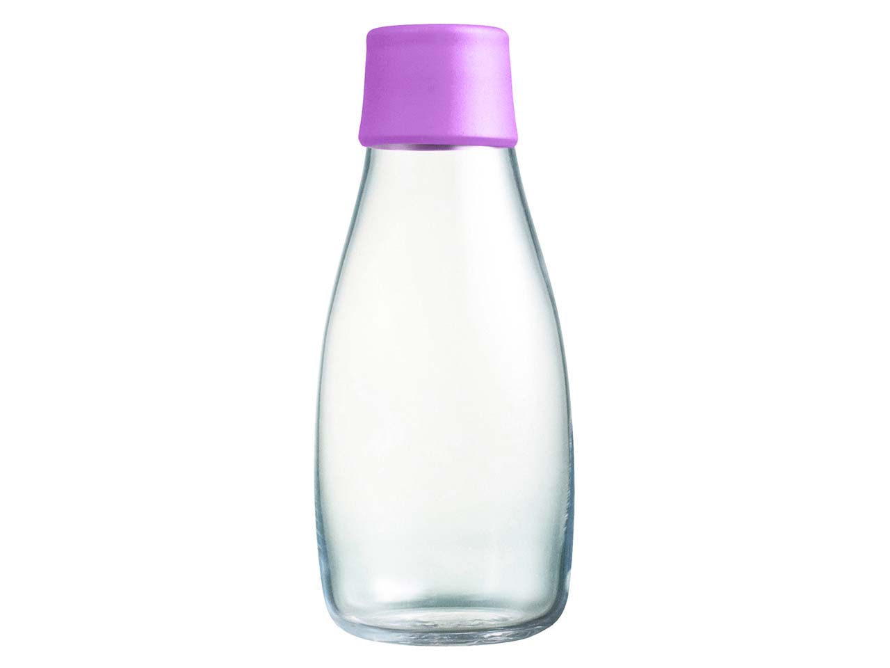 retap Trinkflasche 0,3 l aus Glas purple