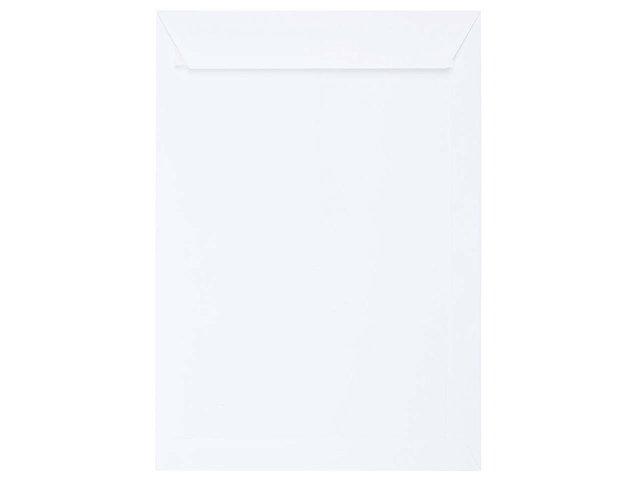 25 Versandtaschen weiß DIN C4, Haftklebung, mit Fenster
