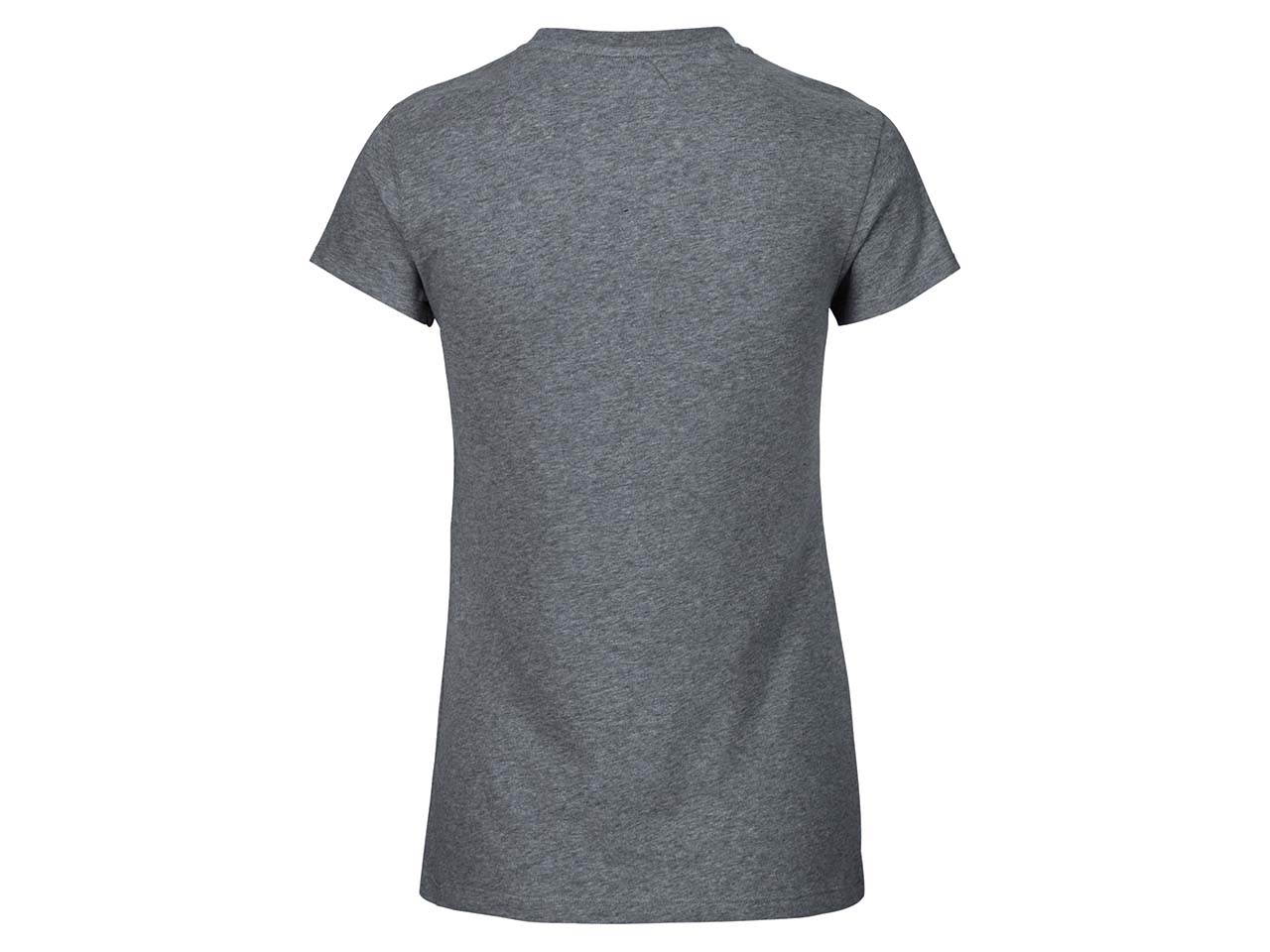 Neutral Bio-Damen-T-Shirt mit Rundhalsausschnitt dunkelgrau, Gr. XL