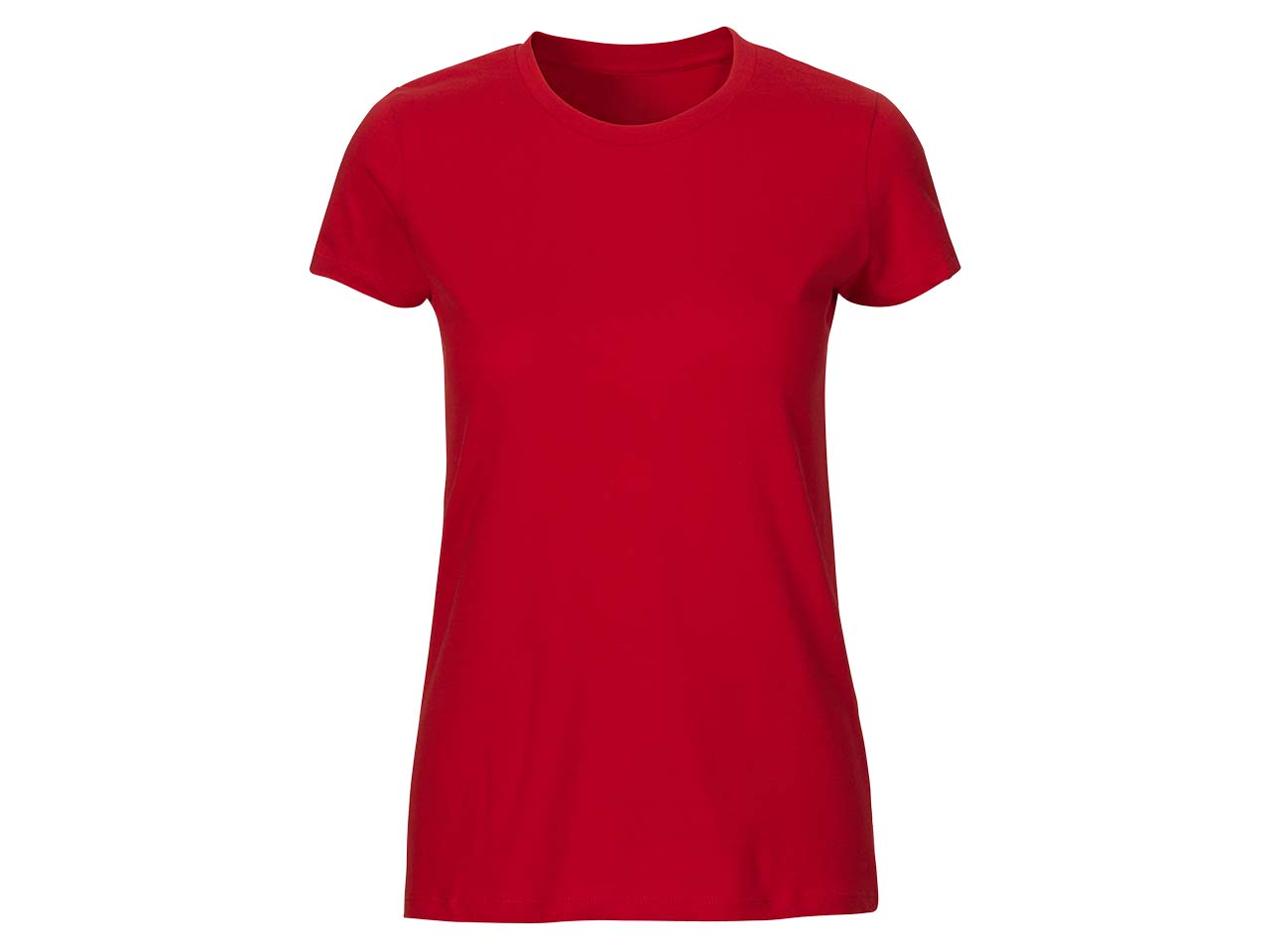 Neutral Bio-Damen-T-Shirt mit Rundhalsausschnitt rot, Gr. XXL