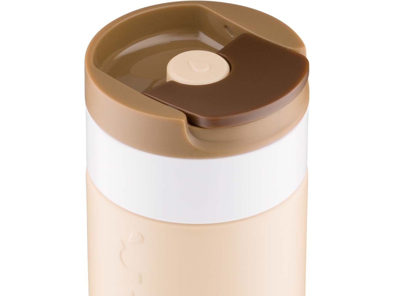 Dopper Isolierbecher "Travel Mug" 300 ml inkl. 1-farbigem Aufdruck, earthy brown