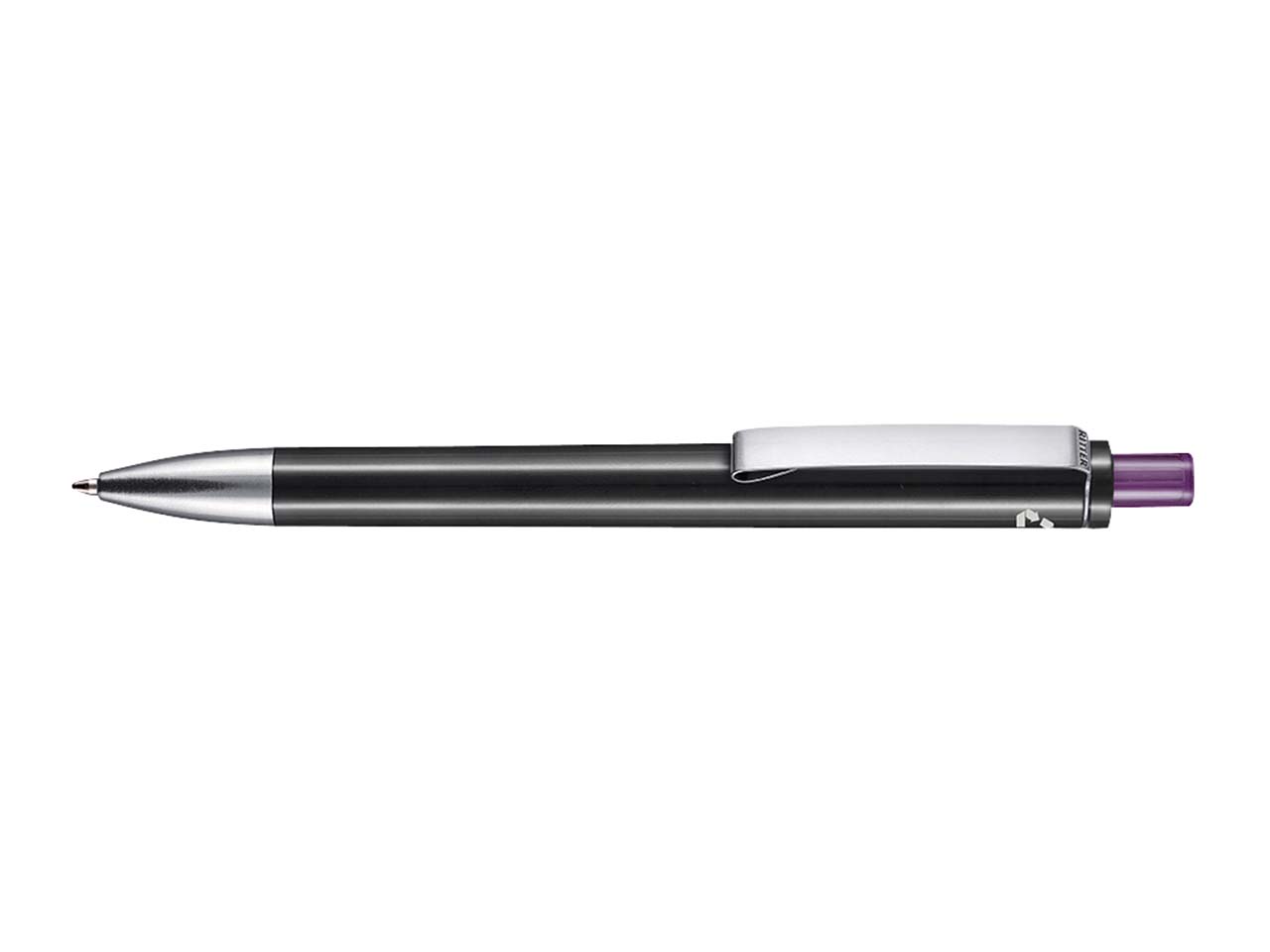 RITTER PEN Kugelschreiber 'EXOS RECYCLED' schwarz recycled/pflaumenlila