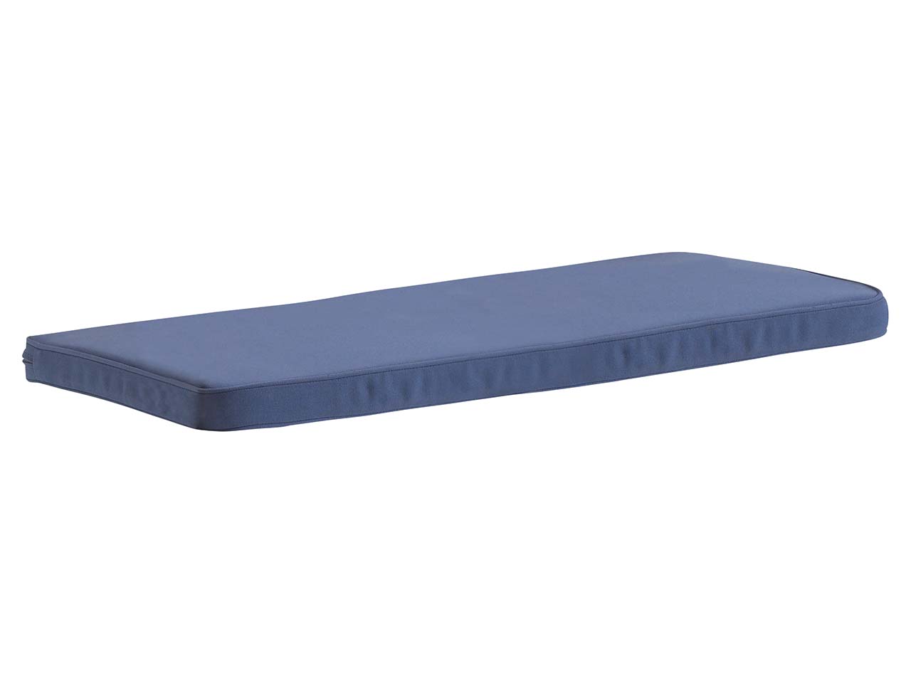 Auflage für Gartenbank 'Cansa' 130 x 50 x 6 cm, Bezug aus Polyester, blau