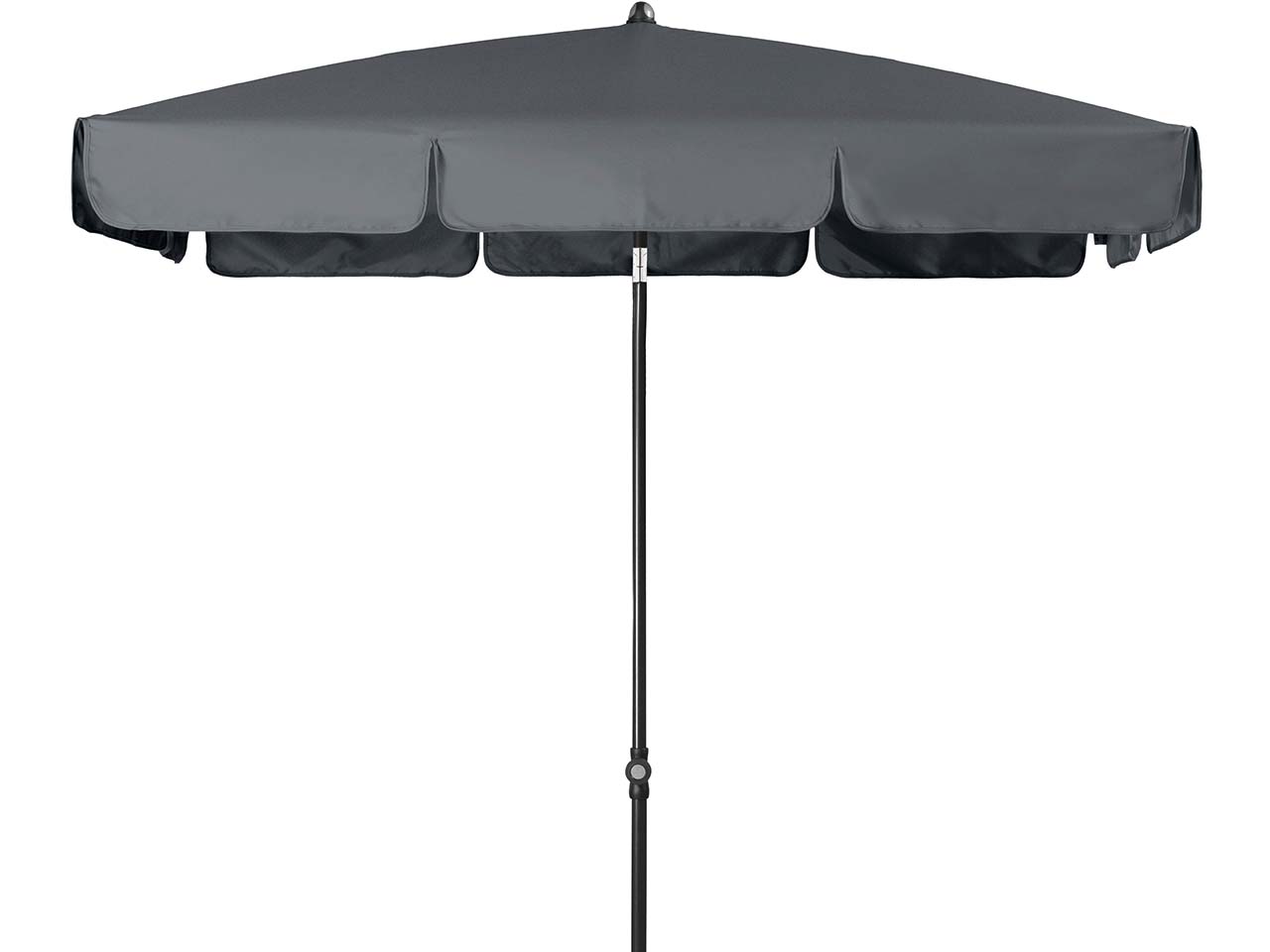 doppler Sonnenschirm "SUNLINE NEO WATERPROOF" 185 x 120 cm, mit Tasche, anthrazit