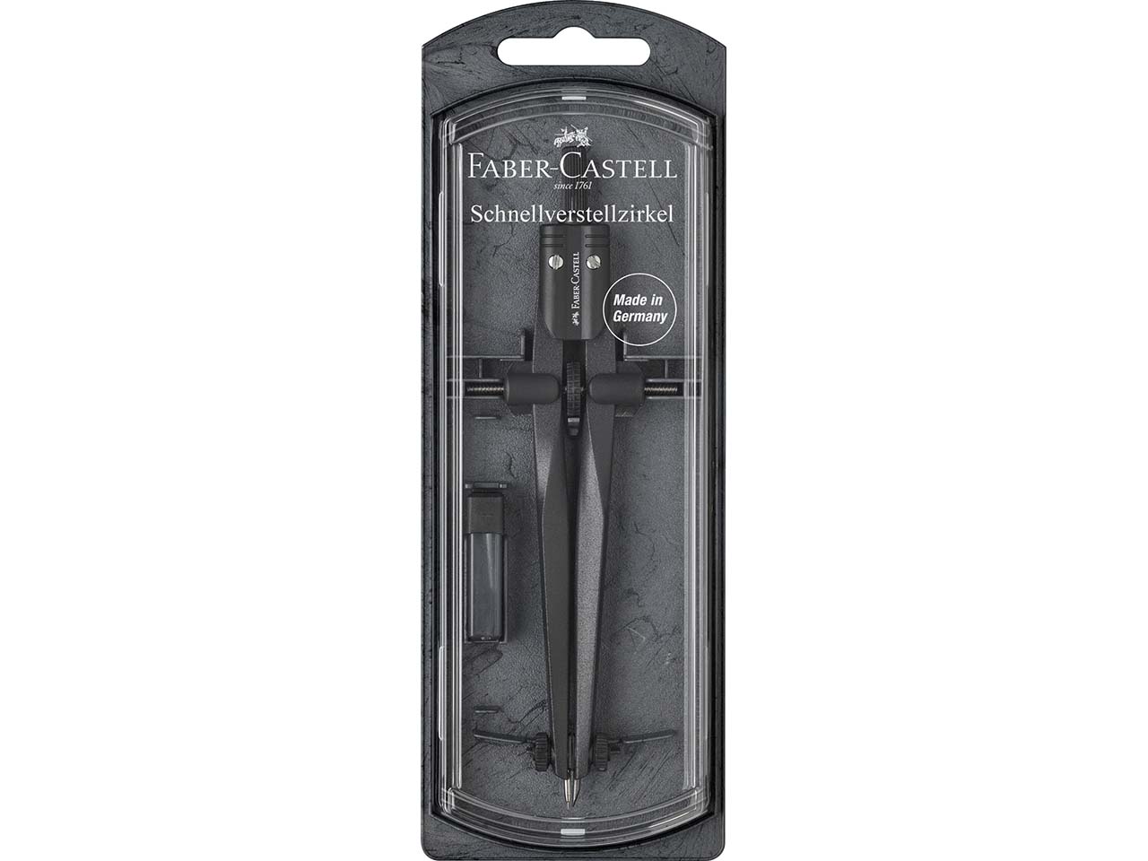 Faber Castell Schnellverstellzirkel "Stream", blackstone