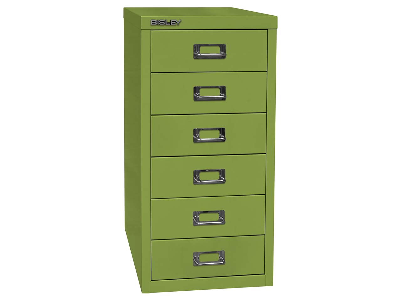 Schubladenschrank 6 Schübe, DIN A4 grün