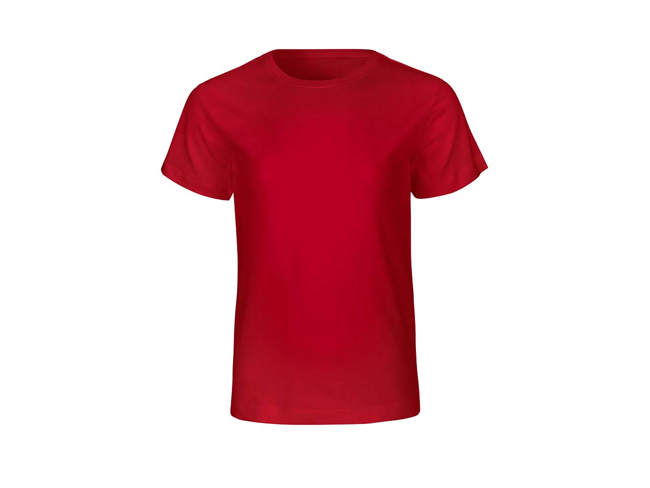 Neutral Bio-Kinder T-Shirt mit Rundhalsausschnitt rot, Gr. 92/98