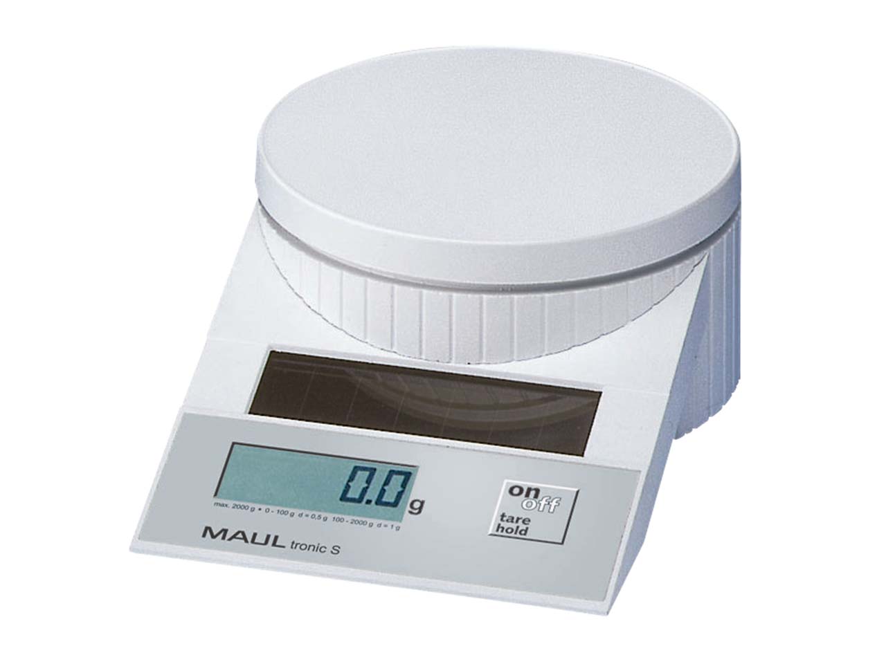 Solar Briefwaage MaulTronic S weiß bis 2000gr. Tragkraft