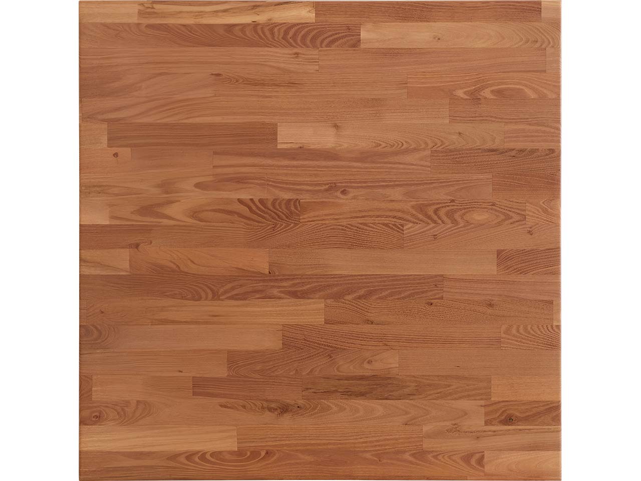 Tischplatte Robinie massiv, 80x80 cm, Stärke 20 mm, geölt