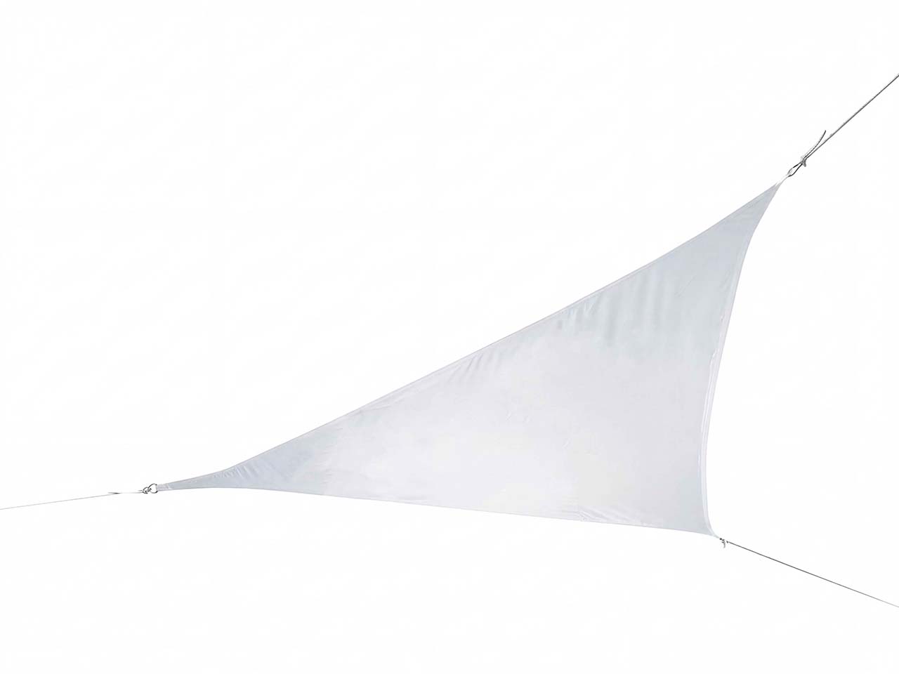 doppler Sonnensegel "AluPro" Dreieck 5 x 5 x 5 m, weiß