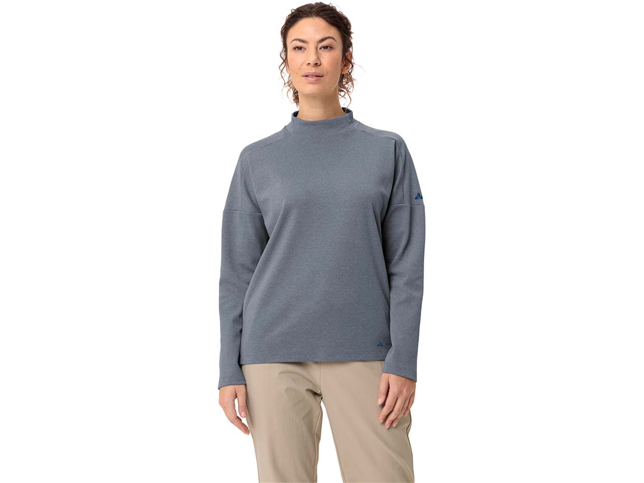 VAUDE Damen-Pullover 'Coreway' mit überschnittenen Schultern, dark sea, Gr. 38