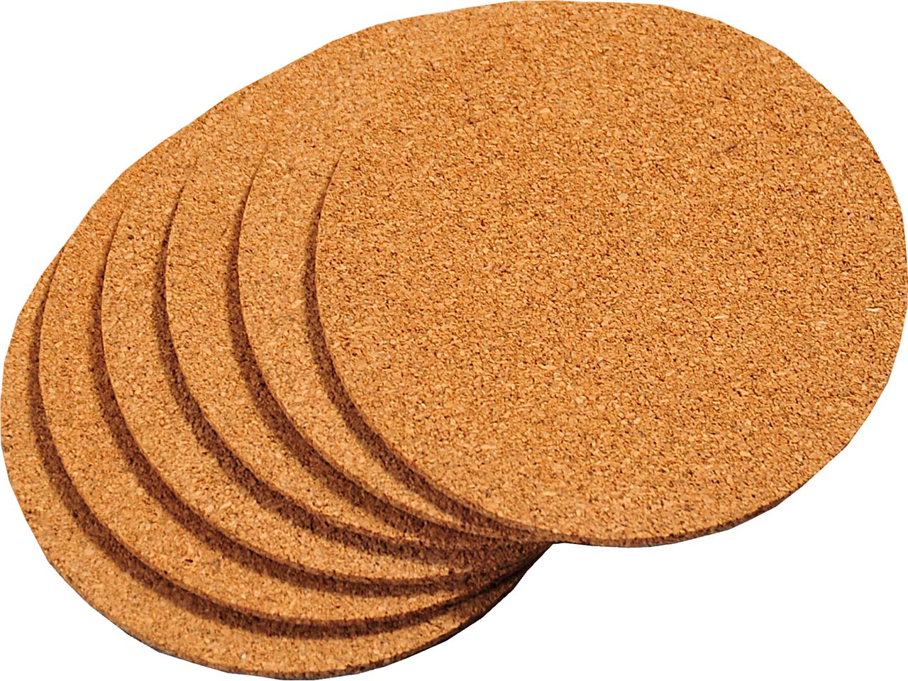 KESPER 6er-Pack Getränkeuntersetzer aus Kork, Ø 10 cm