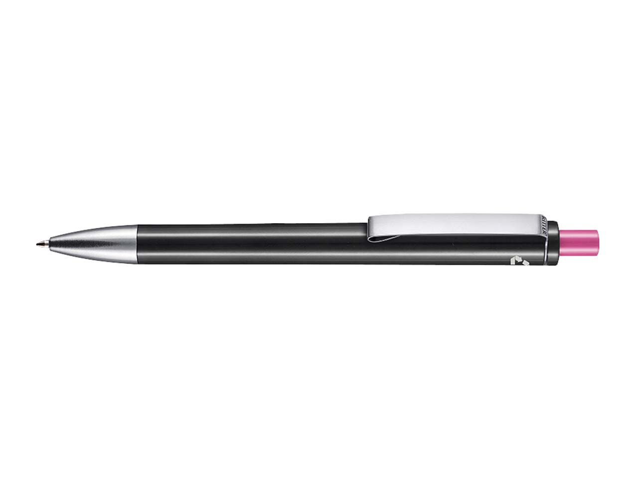 RITTER PEN Kugelschreiber 'EXOS RECYCLED' schwarz recycled/fuchsiapink