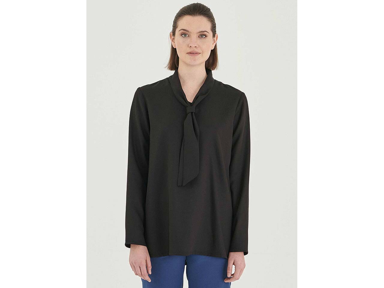 ORGANICATION Bio-Damen-Bluse aus Tencel, black, Gr. XS