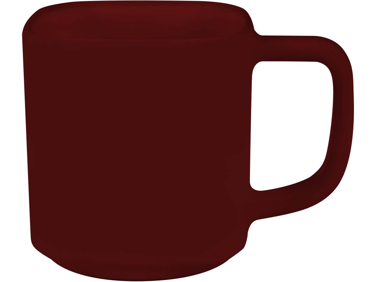 Keramiktasse "Oxford" 290 ml, burgundy