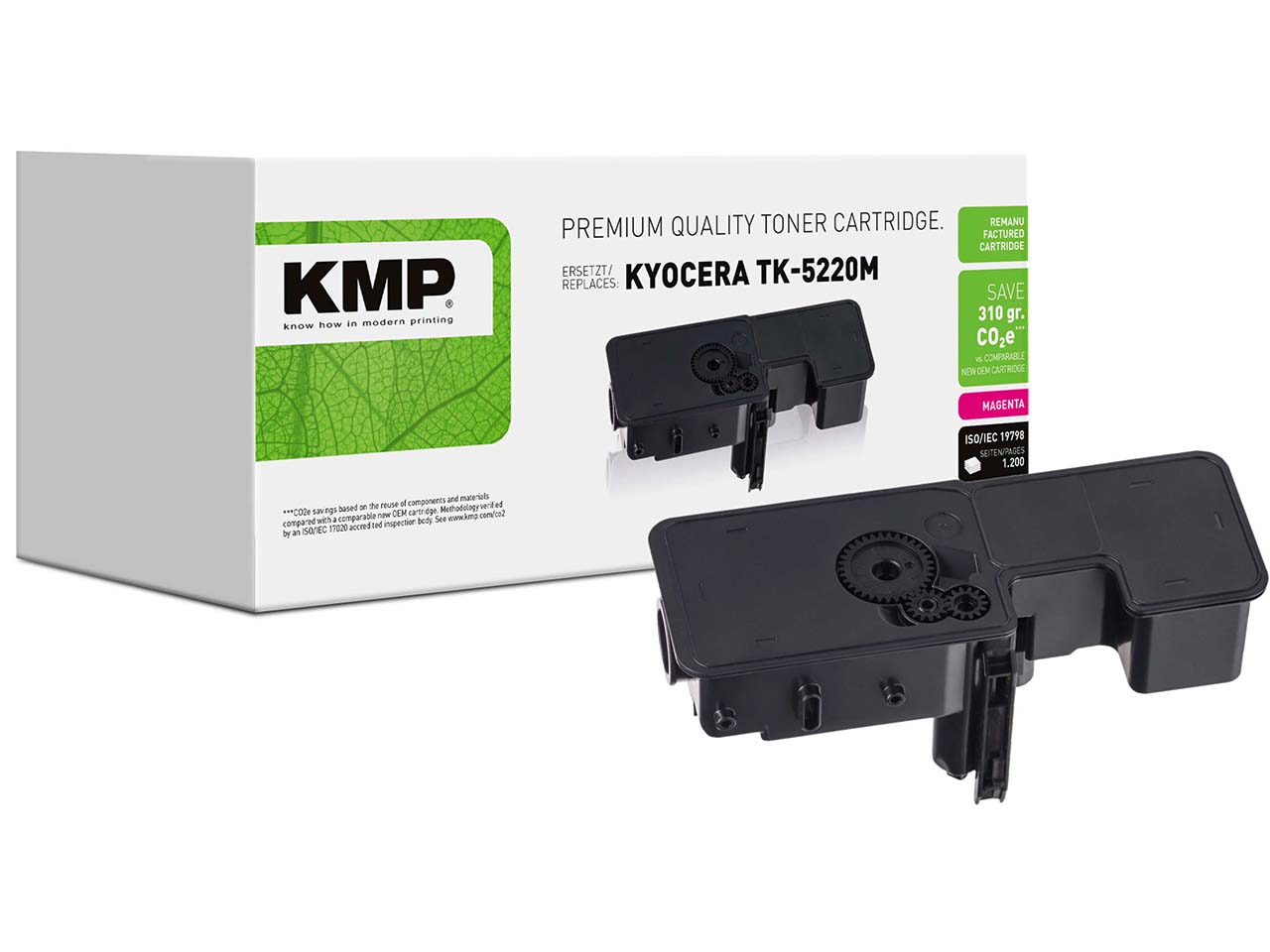 KMP Toner ersetzt Kyocera TK-5220M magenta