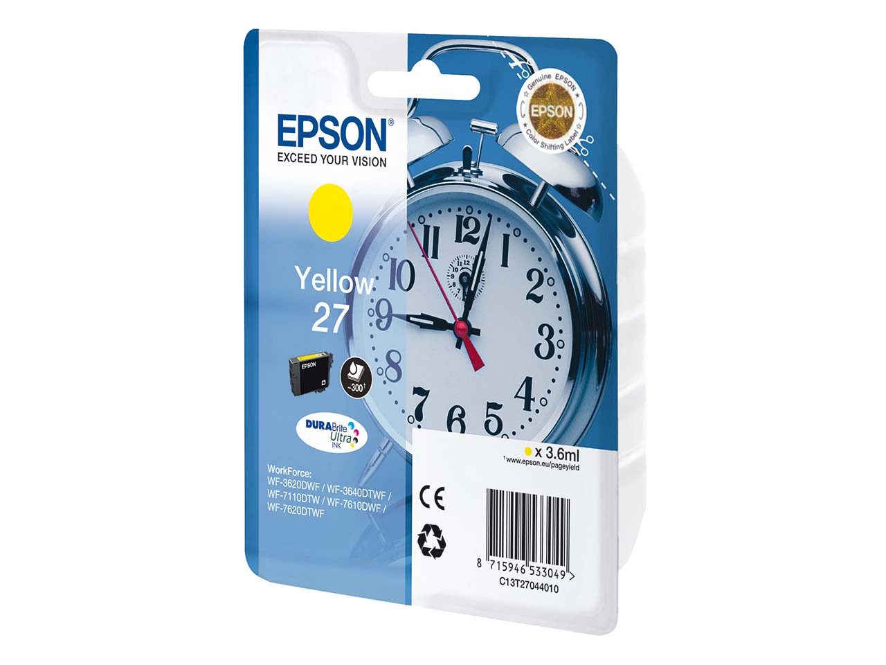 Epson Tintenpatrone T2704 gelb