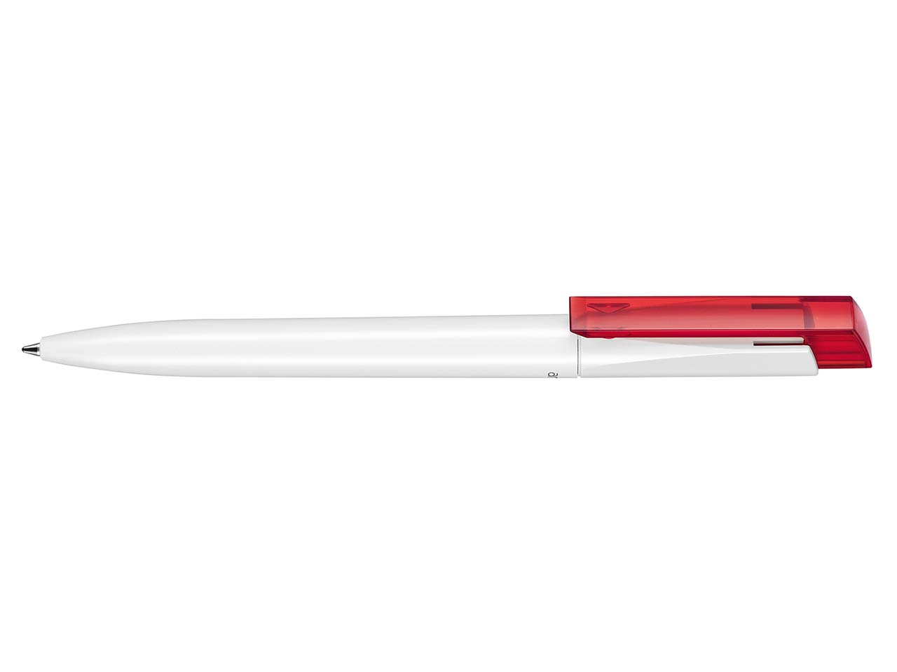 RITTER PEN Kugelschreiber 'FRESH ANTIVIRAL' weiß/transparent rot