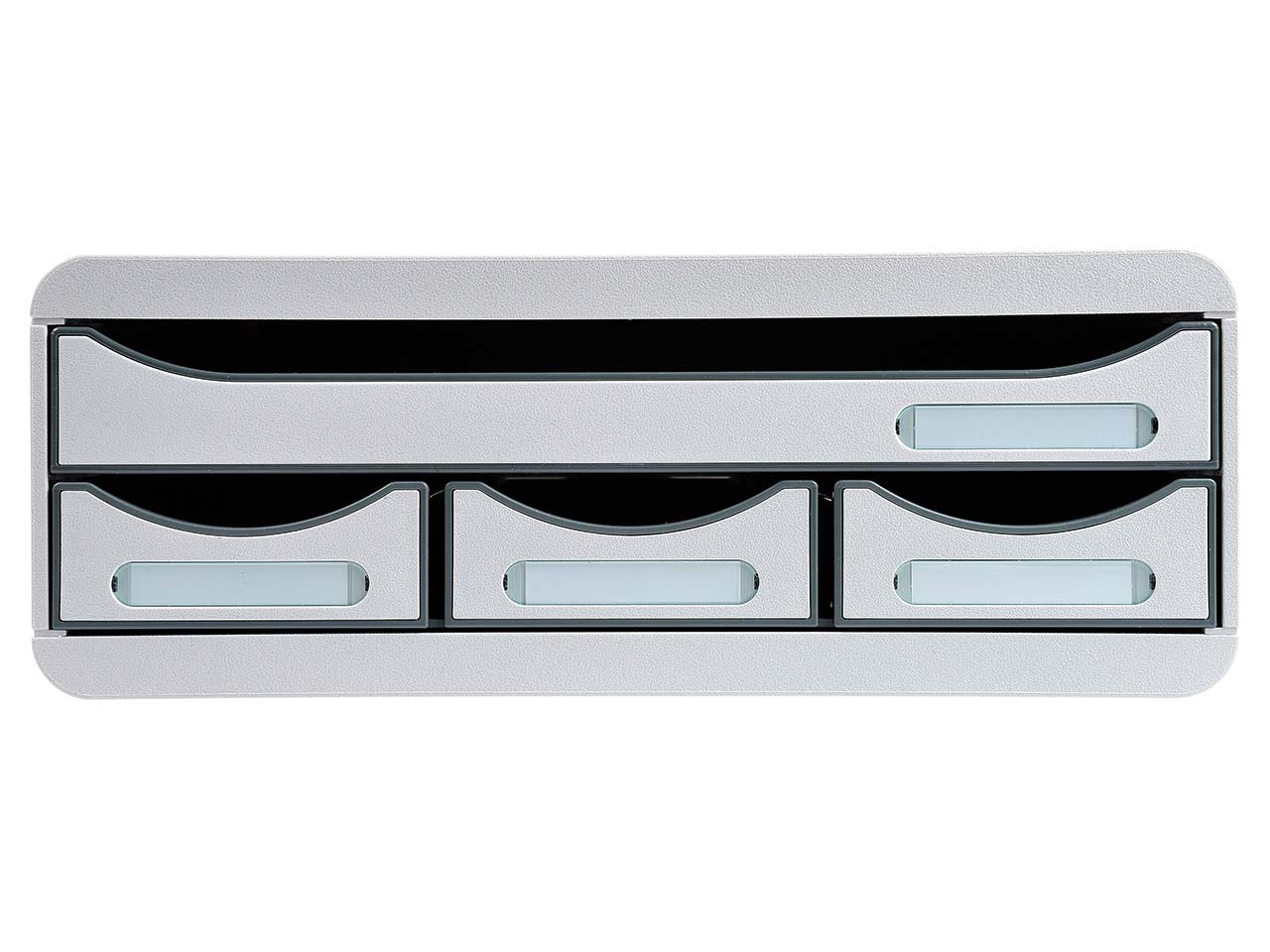 Exacompta Schubladenbox Toolbox "Office", DIN A4+, 4 Schubladen, lichtgrau