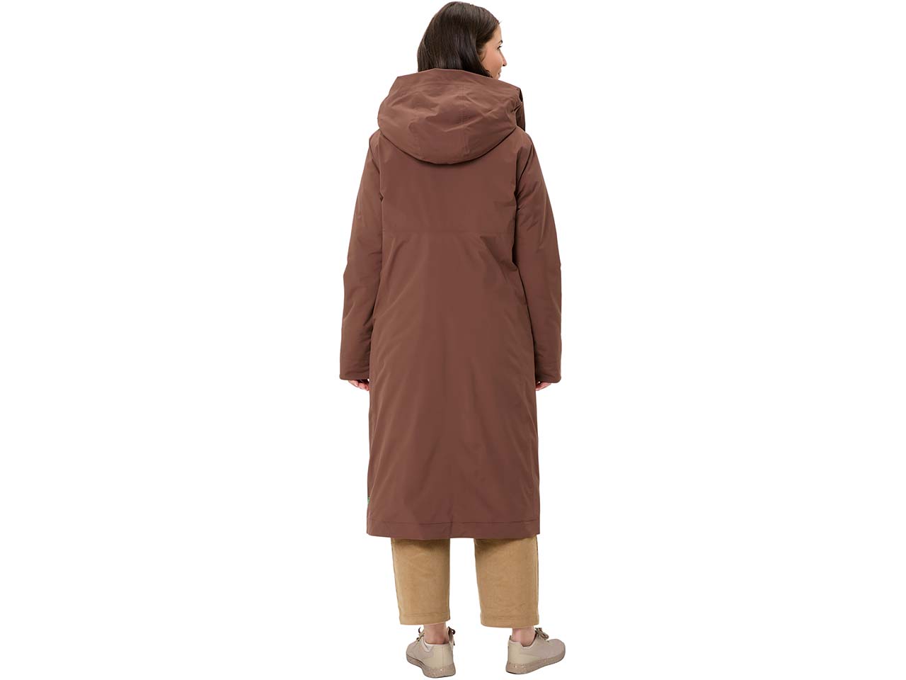 VAUDE Damen-Mantel 'Coreway' mit 2-Wege-Front-Reißverschluss, tobacco, Gr. 40