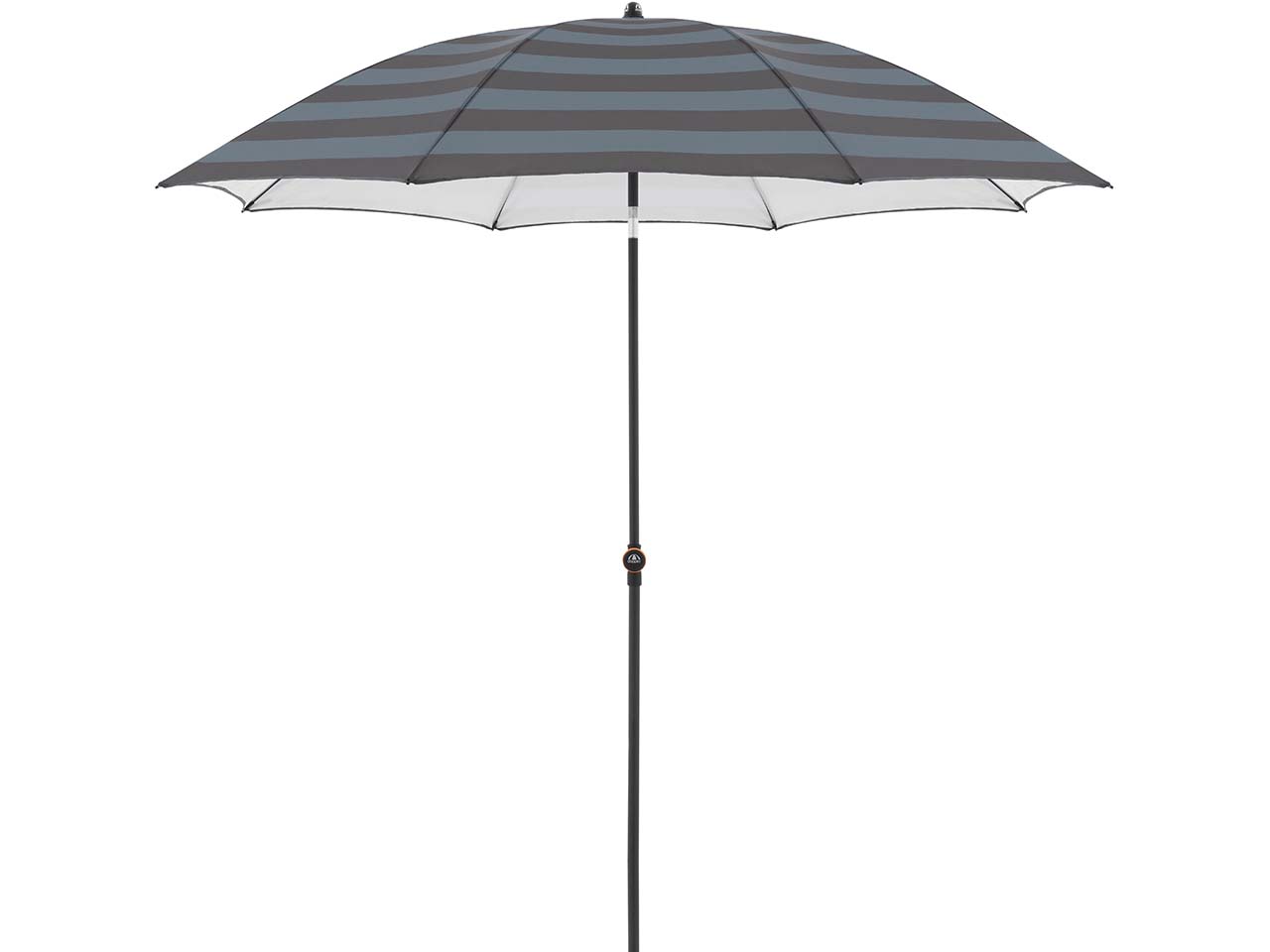 doppler Sonnenschirm "myZone" Ø 200 cm, Blockstreifen anthrazit