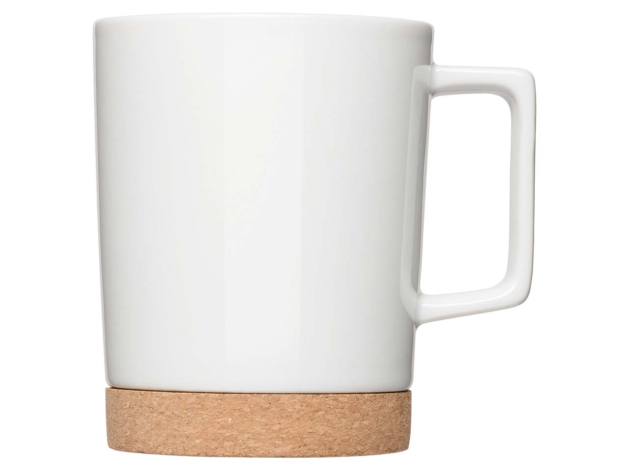 Mahlwerck Porzellanbecher 'Softpad Mug' 0,35 l, mit Kork-Pad