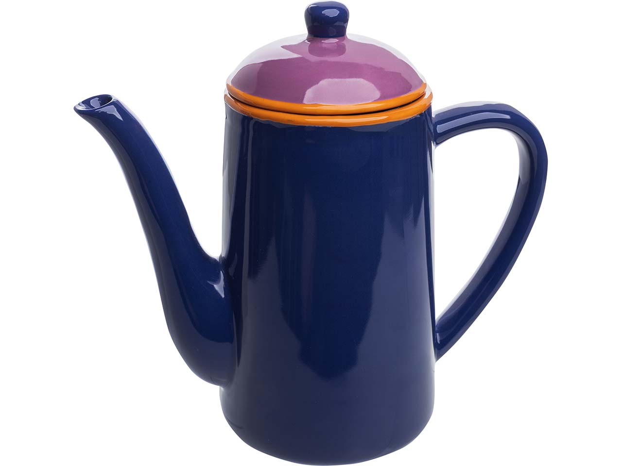 tranquillo Teekanne "COLOURI" aus Steinzeug, 1300 ml, blau