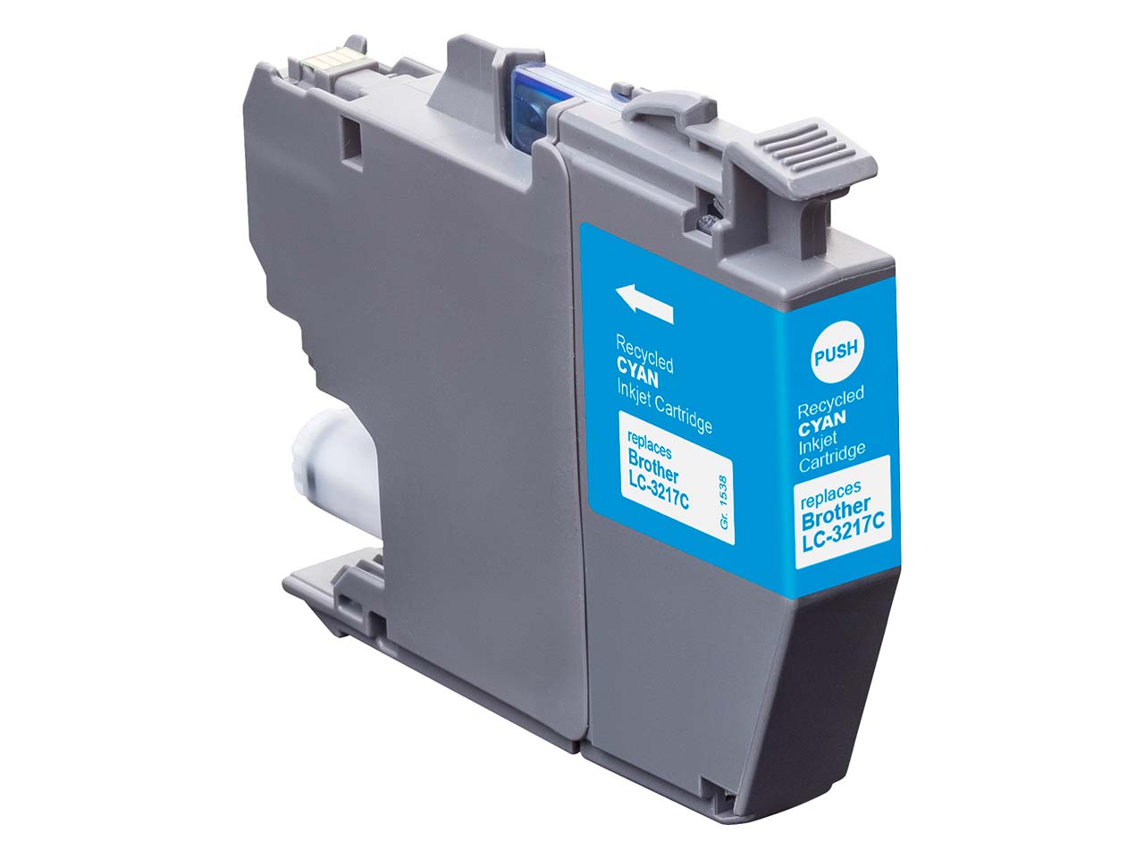 memo Tintenpatrone ersetzt Brother LC-3217 cyan