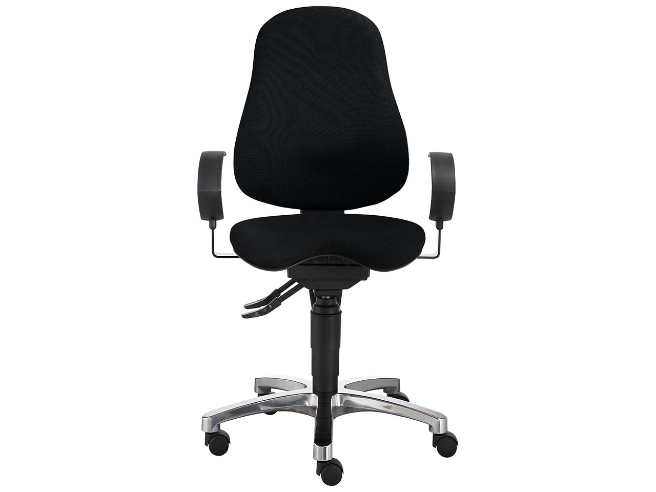 Topstar Bürodrehstuhl "Sitness 10" mit Armlehnen schwarz, B-Ware, Zustand gut