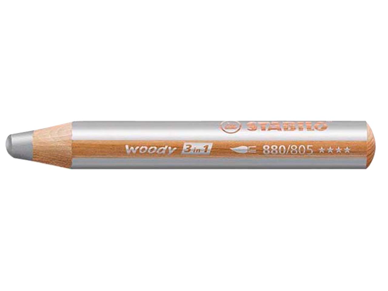 STABILO Multitalent-Stift 'woody' silber