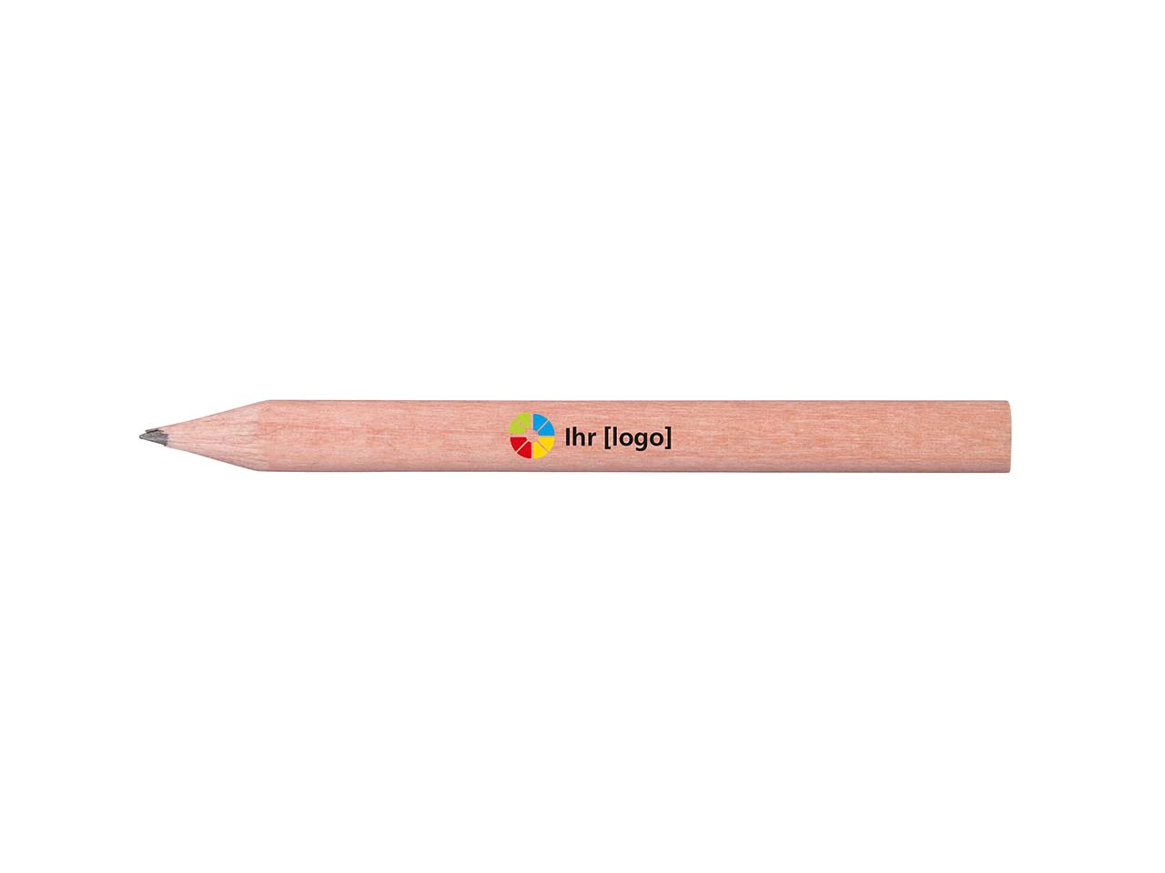 FSC-zertifizierter Bleistift 3-eckig 8,75 cm, natur